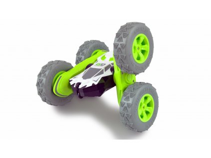 Oboustranné RC auto Big SpinStar, 4WD, otočné nápravy, 2,4 GHz, 100% RTR, zelený