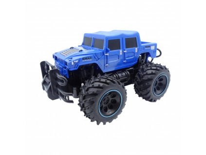 RC auto POLICE S.W.A.T. Rock Crawler Jeep 2 WD, 1:16, modrý