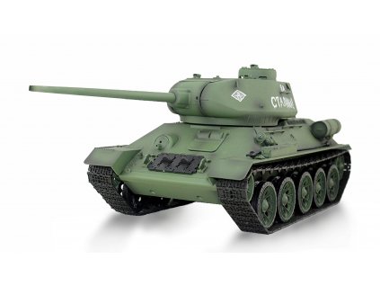 Airsoft RC Tank T34/85 BB+IR 2,4Ghz 1:16, RTR, dymový a zvukový modul, kovové prevodovky
