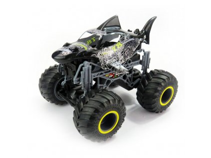 Rc auto Big Wheel Cars 1:16 Big Shark, 2,4 Ghz, 2WD, RTR, čierna