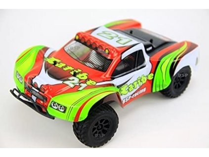 Rc auto Caribe HSP racing 4WD, 1:18, proporcionálne ovládanie, RTR, červená