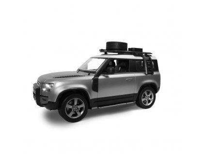 Rc auto Land Rover Defender 90, 1:12, 4WD, 2,4 GHz, RTR, strieborná metalíza