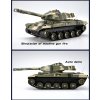 Tanková bitka ABRAMS vs. T90 - maskáčový 1/32