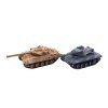 Tank RC 2ks 25cm tanková bitka + dobíjacia pack 27MHZ a 40MHz so zvukom sa svetlom v krabici 50x20