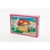 Stavebnica Cheva 6 Domček plast 86ks v krabici 22,5x15x5cm