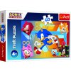 Puzzle Sonic v akcii / Sonic The Hedgehog 33x22cm 60 dielikov v krabici 21x14x4cm