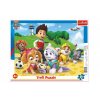 Puzzle doskové Paw Patrol / Tlapková patrola na stope 37x29cm 25 dielikov vo fólii 16ks v boxe