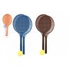 Soft tenis plast farebný + lopta 53cm v sieťke