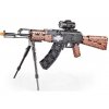 Stavebnica útočná puška AK-47, 738 dielikov, zásobník na streľbu gumičkami