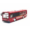 Mestský autobus na diaľkové ovládanie, červená