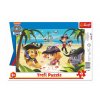 Puzzle doskové Priatelia z Tlapkové patroly / Paw Patrol 33x23cm 15 dielikov