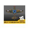 33252 3 rc lietadlo p 40 warhawk rtf so 6 osou stabilizaciou z odolneho epp materialu