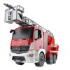 RC hasičský truck Mercedes-Benz Antos s funkčnou striekačkou a rebríkom 1:20