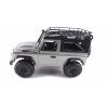 Rc auto D90 Rock Crawler Defender 1:12, 4WD, 2,4 GHz, LED,  RTR, strieborný