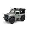 Rc auto D90 Rock Crawler Defender 1:12, 4WD, 2,4 GHz, LED,  RTR, strieborný