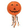 Lampión gule Halloween so strapcami papier priemer 30 cm v sáčku (bez prútika) 3 druhy karneval