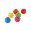 Sada loptičiek 6ks s textúrou gumové 6cm v krabici 6m+