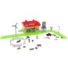 Sada domáca farma so zvieratami a traktorom plast s doplnkami v krabici 48x31x9cm