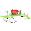 Sada domáca farma so zvieratami a traktorom plast s doplnkami v krabici 48x31x9cm