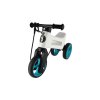 Odrážadlo FUNNY WHEELS Rider SuperSport biele/tyrkys 2v1+popruh,výš.sedla28/30cm nos.25kg 18m+v krab
