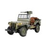 Vojenské RC auto Jeep Willys MB Scale 4WD 1:14 RTR zelený