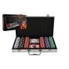 Poker sada 300ks + karty + kocky v hliníkovom kufríku