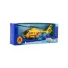 Vrtuľník/Helikoptéra záchranných zložiek kov/plast 18cm 3 druhy v krabičke 26x10x5cm