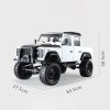 RC auto Land Rover Defender D110 1:8 biely RTR sada