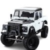RC auto Land Rover Defender D110 1:8 biely RTR sada
