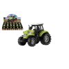 Traktor plast 11cm na batérie na voľný chod so svetlom, zvukom 12ks v boxe