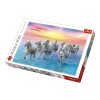 Puzzle Cválajúca biele kone 500 dielikov 48x34cm v krabici 40x27x4,5cm