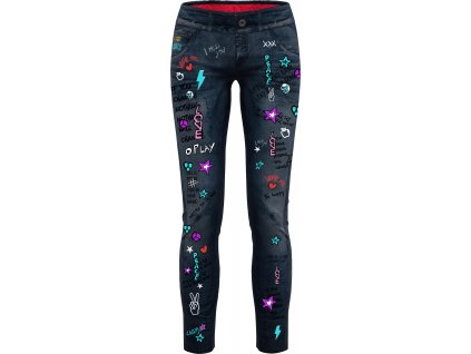 S20015090D 00 Pant Wonder Magic Woman X016 Print Dark Jeans