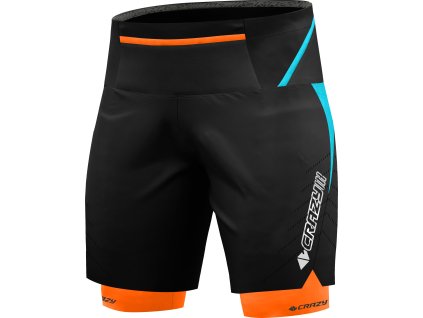 S20015219U 00 Short Flash Trail Man 24 LG Laguna Orange Fluo