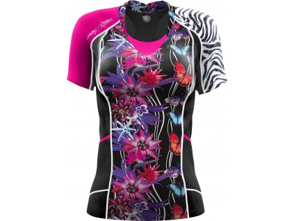 S20095068D T Shirt Kinsej Woman X074 Butterfly Black