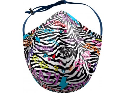 MASCHERINA 01ZE BALCK ZEBRA