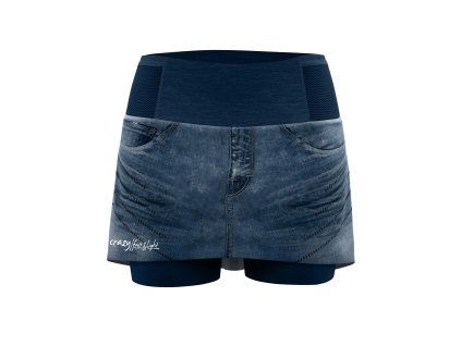 S21045015D 00 X015 SKORT VOLTAGE WOMAN PRINT LIGHT JEANS copia