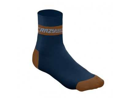 S22385002X 00 96 CRAZY CARBON SOCKS CARAMELLO