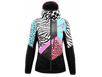 W22055143D 00 01ZR JKT OXYGEN BLACK ZEBRA