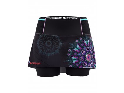 S23045015D 00 X096 SKORT VOLTAGE MANDALA