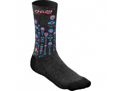 CRAZY CRAZY SOCKS  MOUNTAIN FLOWER