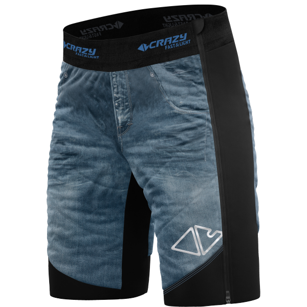 CRAZY SHORT ACCELERATION MAN PRINT LIGHT JEANS S
