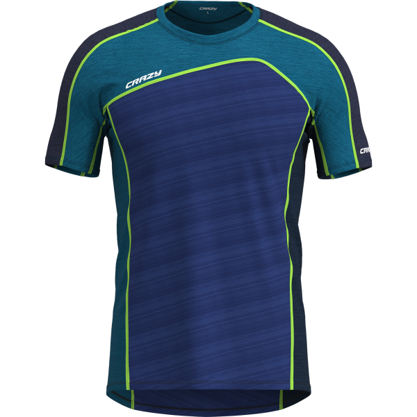 CRAZY T-SHIRT RESOLUTION MAN ZENITH-BLUE XXL