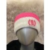 12074 1 neon neon crochet colour headband pink fluo white