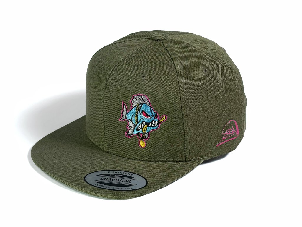 Classic Snapback - Fish & Chips Blue