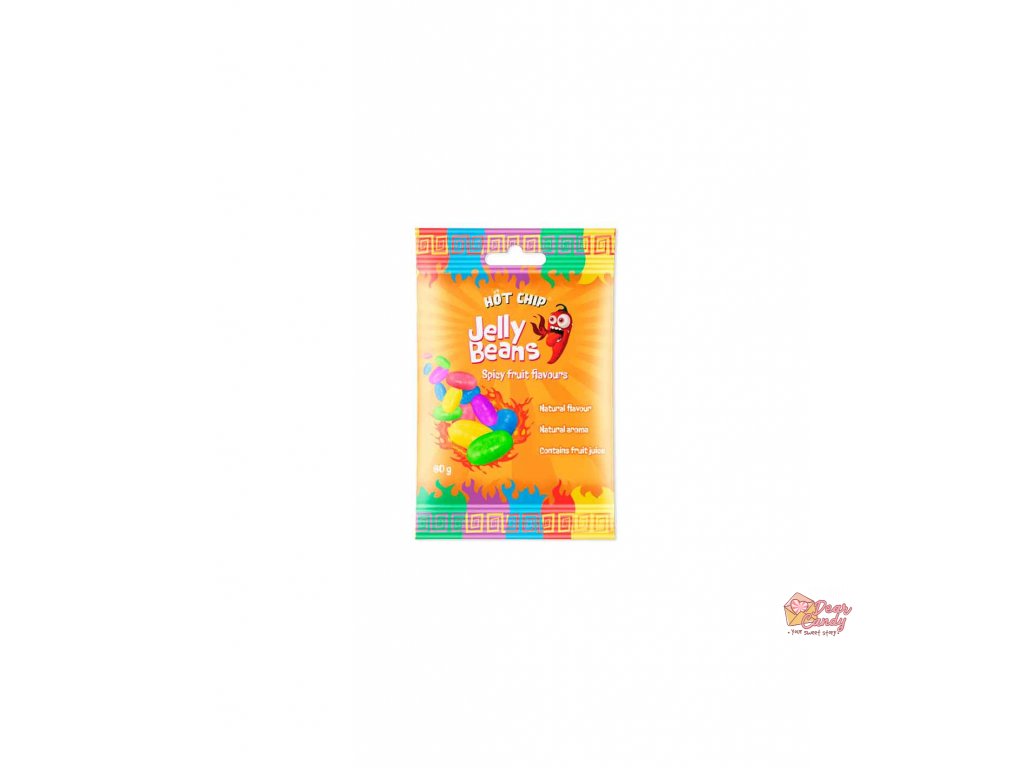 hot chip jelly beans spicy fruit flavours