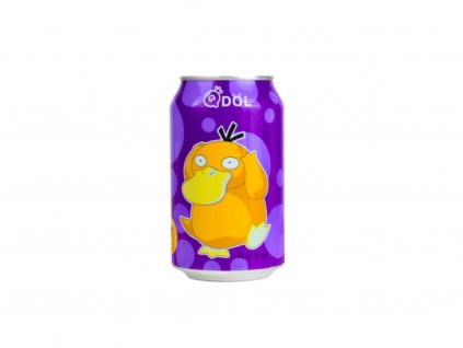 38145 qdol pokemon psyduck sparkling water drink grape 330ml chn
