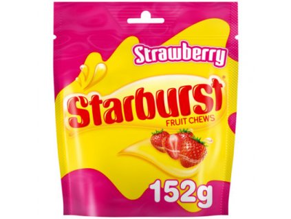 Starburst Pouch žvýkací bonbonky s příchutí jahody 138 g