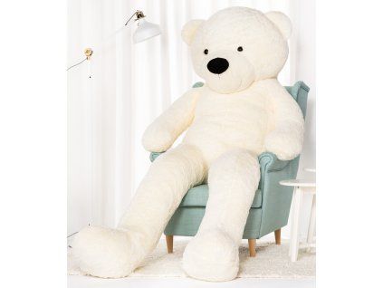Plyšový medvěd Classico 220 cm - bílý