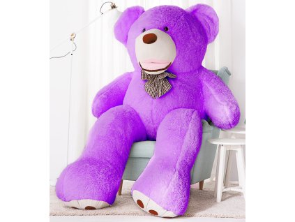 miś gustaw różowy na fioletowy 2