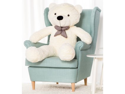 Plyšový medvěd Classico 140 cm - bílý (Barva Bílá, Velikost 140 cm)